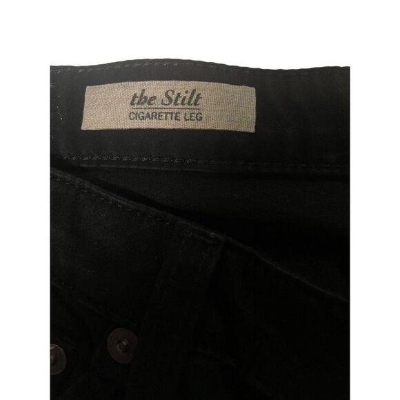 AG Adriano Goldschmied Black Cigarette Leg Jeans 28 - Picture 4 of 5